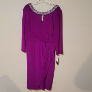 ALEX EVENING PURPLE DRESS